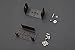 DFROBOT Pan and Tilt Kit for Hitec HS422, Hitec HS311, DSS-P05 and DF Metal Geared 15Kg Servo (Black Anodized) (No Servos)