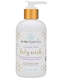 Moisturizing Natural Baby Wash – Organic Sulfate Free Soothing Castile Soap Body Wash for Dry, Itchy, Sensitive Skin with Coconut Oil, Jojoba Oil, Olive Oil, Rosemary Extract and More (9.3oz.)