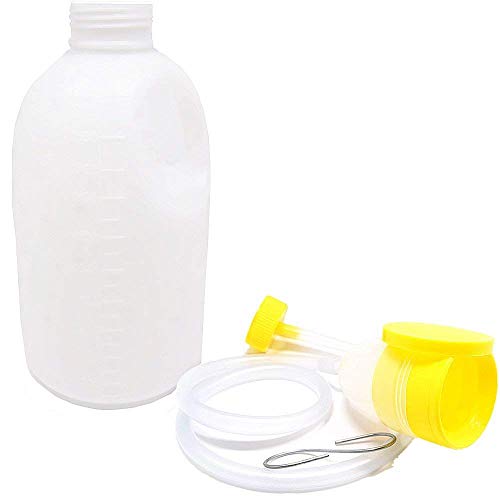1700ML Travel Male Bed Pee Urinal Bottle Night Drainage Container Set