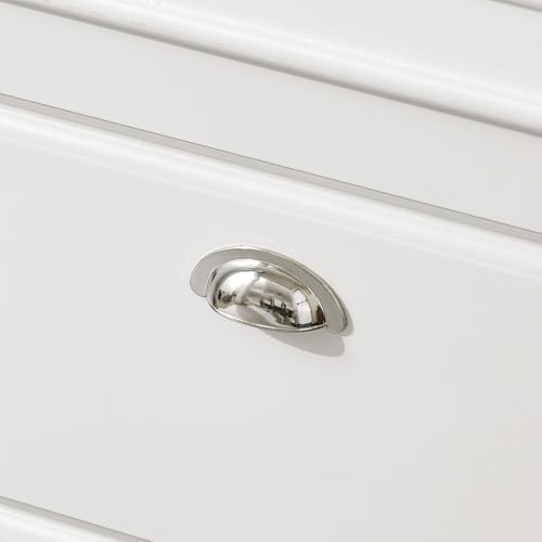 SoBuy Narrow Shoe Cabinet Bench with Flip Drawer Storage - Modern Entryway Shoe Bench with Storage, Space Saving Wooden Shoe Rack Cabinet with Padded Cushion Seat - Ideal for Hallway, Entryway