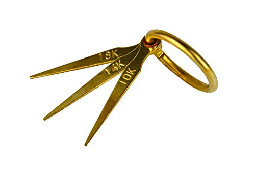 10K 14K 18K Gold Testing Needles Set for Testing Gold Purity Scrap Jewelry Ingot Bars Refining Melting Casting Tool