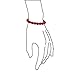 Bling Jewelry Simple Plain Stacking Round Coral Red Stone Ball Bead Stackable Strand Stretch Bracelet For Women Teen For Men 8MM