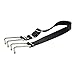 MyCHIC Men Women PU Leather Collar Strap with Metal Hook for Opening Mouth