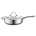Cooks Standard Stainless Steel 11-Inch Deep Saute Pan with Cover, 5-Quart