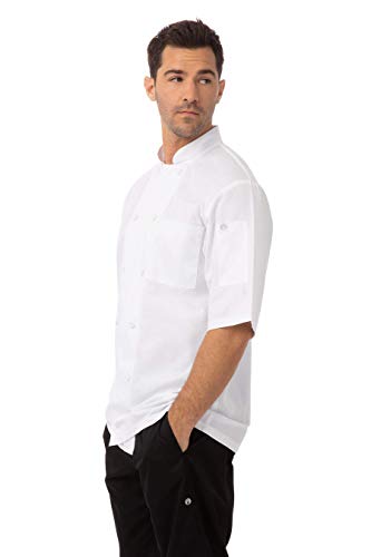 Chef Works Men's Montreal Cool Vent Chef Coat, White, 5X-Large Image