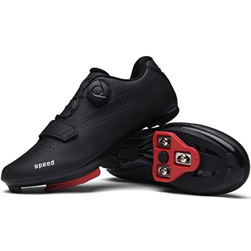 Men’s Cycling Shoes with Delta Cleat Set, Road Bike Shoes Compatible