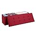 SONGMICS Storage Ottoman Bench, Chest with Lid, Padded and Foldable Seat with Metal Support, Bedroom, Hallway, Space-Saving, 31.7 Gal (120L) Capacity, Hold up to 660 lb, Red ULSF77RD