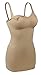 iloveSIA 2-Pack Seamless Nursing Cami Tank Top – Built-in Maternity Bra, Adjustable Straps, Soft Cotton for Comfortable Breastfeeding, Ideal for Pregnancy & Postpartum Black+Nude Size L