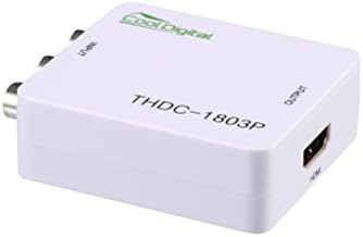 AV to HDMI Converter CoolDigital 3RCA CVBS Composite to HDMI video audio Adapter Support PAL/NTSC