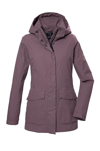G.I.G.A. DX Mujer Chaqueta funcional/chaqueta outdoor impermeable con capucha con cremallera GS 54 WMN JCKT, pflaume, 36, 42871-000