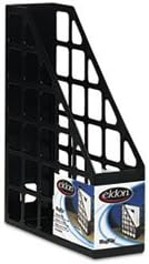 (3 Pack Value Bundle) RUB40406ROS Techfile Plastic Magazine File, 3 x 9 5/8 x 11 5/8, Black