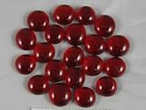 Red Glass Gaming Stones 20ct