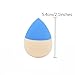 CAETLE® 1 Pcs Double Two Color Large Size Tear water drop Beauty Flawless Makeup Blender Comestic Sponge Puff(Random Color)