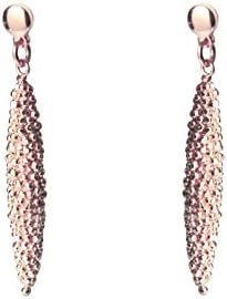 Rose Gold Plated Silver Dangling Submarine Designer Earrings