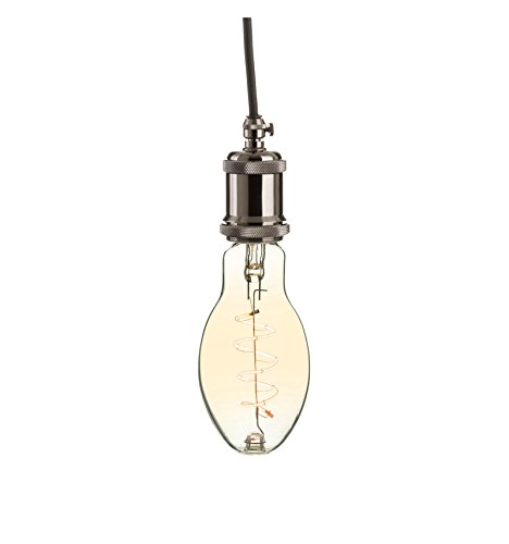 Amarcords - Gloeilamp LED dimbaar, SCHROEF filament, 2000K warm licht, amberkleurig glas peer type, E27, 4W - Afbeelding 6