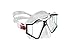 U.S. Divers Lux Platinum Snorkel Set Compatible with GoPro - Panoramic View Mask, Pivot Fins, Dry Top Snorkel + Gear Bag, Black & Red, L/XL