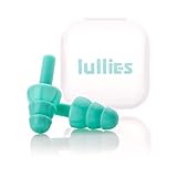 Lullies Ear Plugs (Turquoise) Noise Cancelling Reusable Earplugs for Sleeping