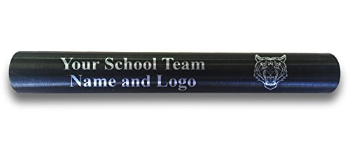 Custom Black Aluminum Track and Field Relay Baton Personalized Gift for Him, for Her, for Boys, for Girls, for Husband, for Wife, for Them, for Men, for Women- Your Team Name and Logo Engraved