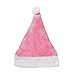 Pink Plush Christmas Santa Hat