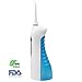 Jumbl Rechargeable Oral Irrigator Water Flosser Featuring 3 Operating Modes – Includes 2 Interchangeable Precision Nozzles, Mini Funnel for Water Filling & Rubber Water Plug for Charging Pins – White