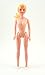 11 inch Plastic Craft Doll Blonde Hair Fashion Doll 1 Piece