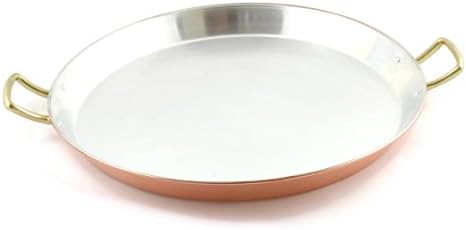Copper spanish paella pan 15" Inch
