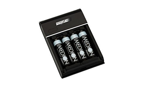 Powerex MH-C204U-04IGS Compact USB Charger with 4 AA, 2400mAh Imedion Batteries - Thumbnail 3