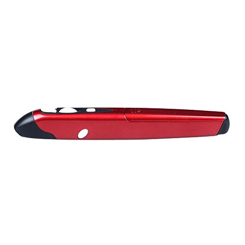 Tonor TM Red Adjustable 800/1200/1600dpi 2.4GHz Wireless Optical Pen Mouse For Windows 7/ Vista/ XP/ 2000, Android, Linux, Mac OS