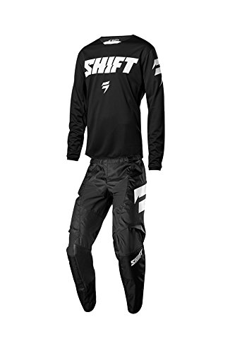 Shift Racing 2018 White Label Ninety Seven Combo Black Jersey Pants Riding Gear Dirtbike MX ATV Offroad Adult Mens - Thumbnail 5