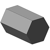 Carbon Steel Hex Bar, 12 in L, 3/4 in W, Mfr: 18H.75-12-A