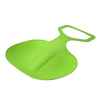 8QzJs1Tg Eco-Friendly Portable Thicken Kid Adult Snow Sled Sledge Ski Board Sit On Sleigh Glider Outdoor Slider Green