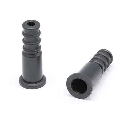 THE CIMPLE CO - Coaxial Cable Weather Boot - RG6 Connectors RG59 Ends Coaxial Boots - Weatherproof (Black) - Pack of 10