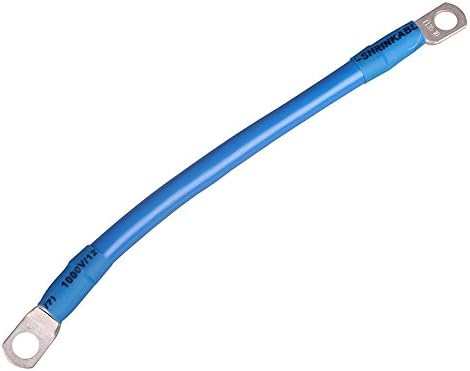 2WG Lug Ring Negative Positive Power Parallel Series Connection Terminal Copper Wire Battery Inverter Cord Cables for Solar RV Car Truck Bus Tory Boat 20CM 8 Inch ATA by HitCar