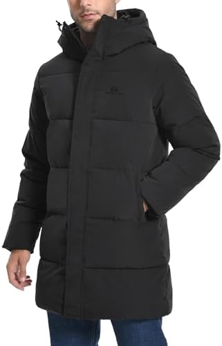 ALPINE NORTH Jasper Men's Vegan Down Winter Coat – Warm Insulated