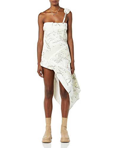 maison blanche Vestido Traje para Adultos Unisex, Gris Y Verde Estampado, 3