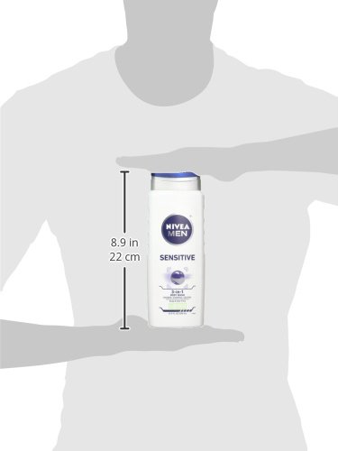 NIVEA FOR MEN BODY WASH, SENSITIVE, 16.9 FL OZ