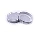 Mason Jar Lids with Straw Hole Silver 5 PCS(Mason Jar not included)