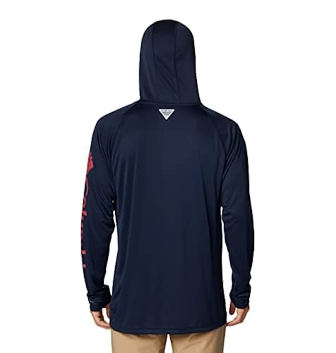 Columbia Men's Terminal Tackle Fishing Hoodie – UPF 50 Sun Protection, Quick-Dry, Long Sleeve PFG Hoodie
