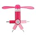iPhone Fans (Blue Pink Black) - Rotatable Mini Fan by iPhone - 3 Pcs of iPhone Fans - Phone Fan Bundle