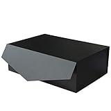 ZMYBCPACK 1 Pack Luxury Large Black Gift Box 14