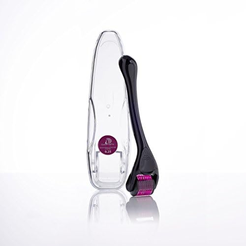 Microneedle Derma Roller 0.25mm for Home Use Face and Body Massager by DoSensePro. Reduces Acne Scars, Wrinkles, Dark Spots and Stretch Marks.