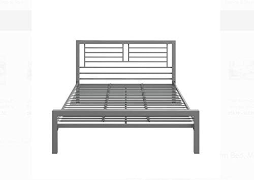 Your Zone Full Bed Metal Frame for Kids Bedroom, Teenager and Dorm