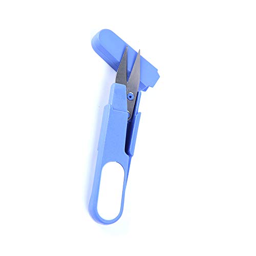 Xeminor U-Shaped Cutter Covered Trimming Scissors Embroidery Sewing Tool Craft Cutting Pliers for Variety of Material Fabric Thread Ideal for Home Use - Thumbnail 3