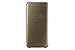 Samsung Galaxy S7 edge Case S-View Clear Flip Cover - Gold