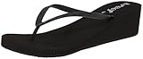 Reef Women's Krystal Star Sandal, Black/Black, 8 M US