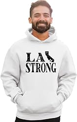 Go All Out XX-Large White Mens LA Strong Los