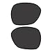 ACOMPATIBLE Replacement Polarized Lenses for Oakley Overtime OO9167 Sunglasses (Blcak)