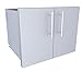 SUNSTONE DE-DDP30 Designer Series Raised Style Double Door Dry Storage Pantry, 30