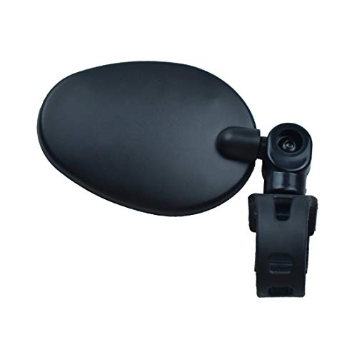 ELCYCO Bike Rearview Mirrors Adjustable & Rotatable Handlebar End Mount Convex Glass Mirror Easy Install