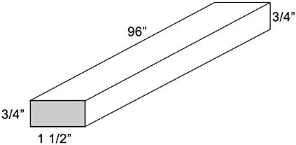 French Grey RemingtonUSA Cabinet Tall Filler W1.5xH96"